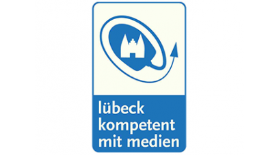 Logo: lübeck kompetent mit medien