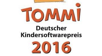 Cover des Kindersoftwarepreis TOMMI 2016