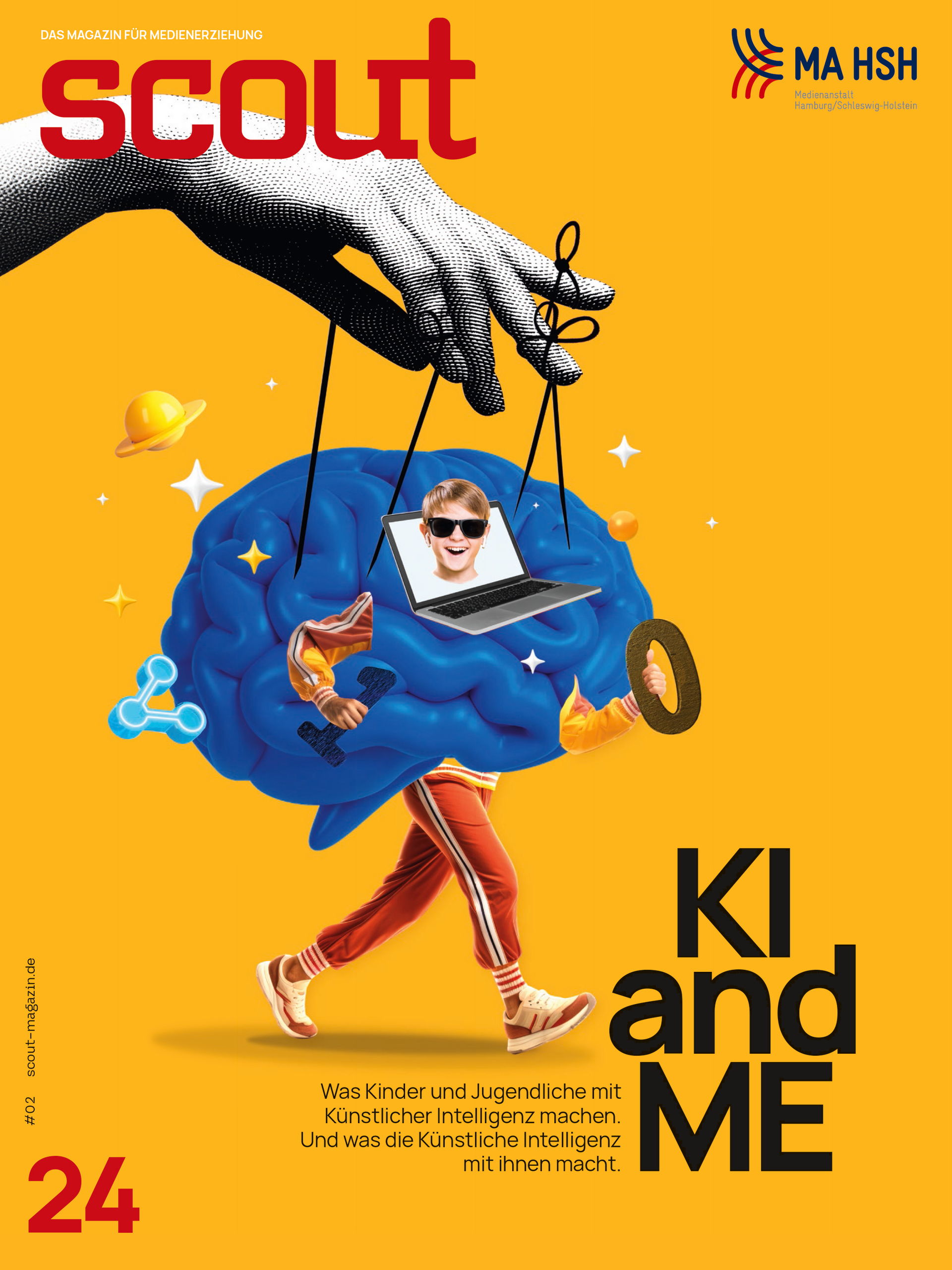 Cover scout Magazin 2/2024: KI and ME